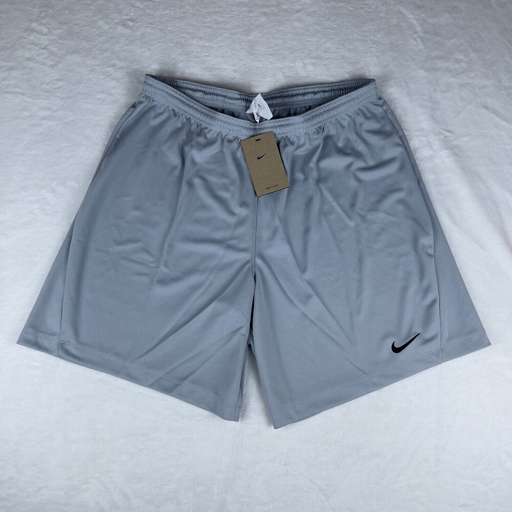 Nike Mens Dri-Fit Soccer Football Game Shorts Large Grey BV6857-012 XL New NWT